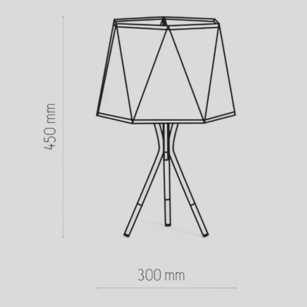 Настільна лампа TK Lighting IVO E27 чорний 5157 - Фото 2