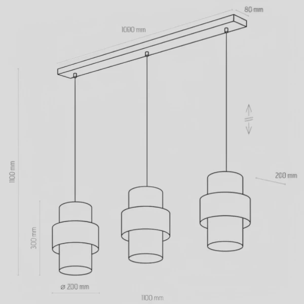 Підвісний світильник TK Lighting CALISTO E27 чорний 4378 - Фото 2