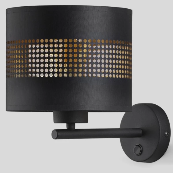 Бра TK Lighting TAGO E27 чорний 3210 - Фото 1