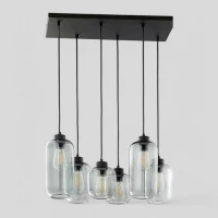 TK Lighting MARCO E27 чорний 1027. Світильник підвісний