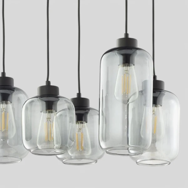 Підвісний світильник TK Lighting MARCO E27 чорний 1027 - Фото 3