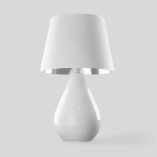 TK Lighting LACRIMA E27 білий 5453. Настільна лампа декоративна