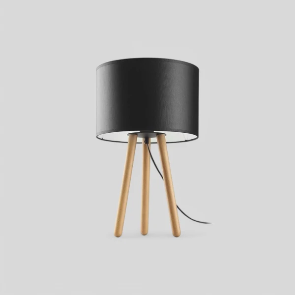 Настільна лампа TK Lighting TOKYO E27 чорний 5293 - Фото 1