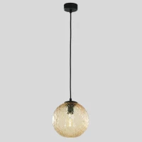 TK Lighting CADIX E27 чорний 6340. Світильник підвісний