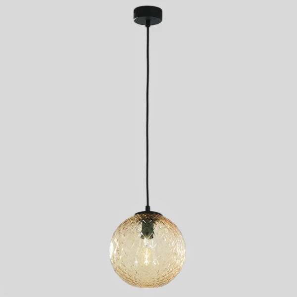 Підвісний світильник TK Lighting CADIX E27 чорний 6340