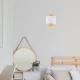 Підвісний світильник TK Lighting BOHO E27 білий 6528