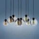 Підвісний світильник TK Lighting CUBUS E27 чорний 4113