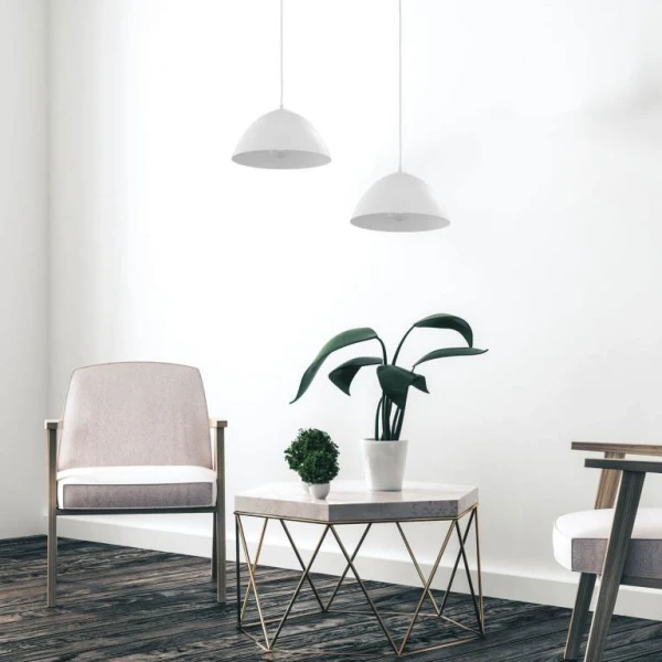 Підвісний світильник TK Lighting FARO E27 білий 3192 - Фото 5