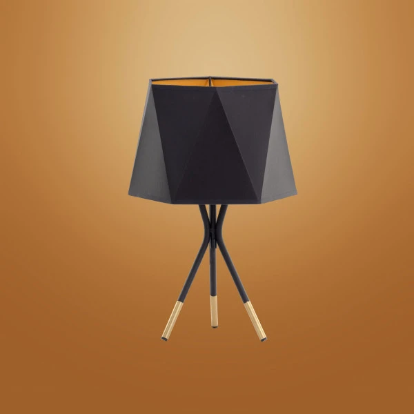 Настільна лампа TK Lighting IVO E27 чорний 5157 - Фото 3