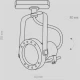 Світильник трековий TK Lighting TRACER GU10 4000K білий 4065