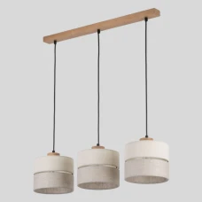 TK Lighting ECO E27 коричневий 5771. Світильник підвісний