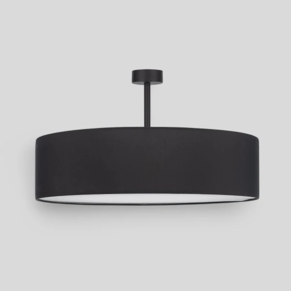 Люстра стельова TK Lighting RONDO E27 сірий-блискучий (хром) 424 - Фото 1