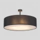 Люстра стельова TK Lighting RONDO E27 сірий-блискучий (хром) 424