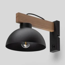 TK Lighting OSLO E27 чорний 4961. Бра