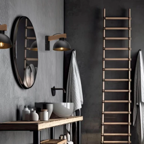 Бра TK Lighting OSLO E27 чорний 4961 - Фото 3