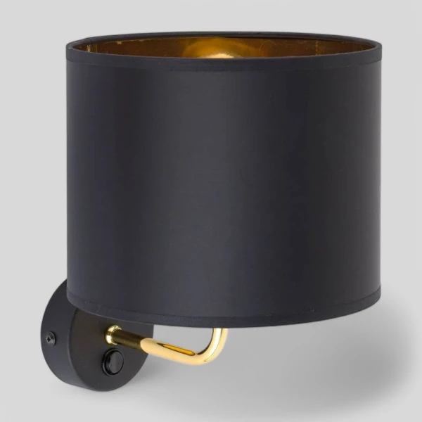 Бра TK Lighting VEGA E27 чорний 4663 - Фото 1