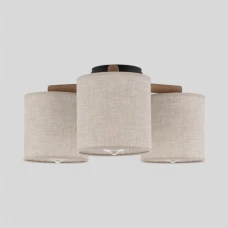 TK Lighting DEVA E27 чорний 6865. Люстра пристельова