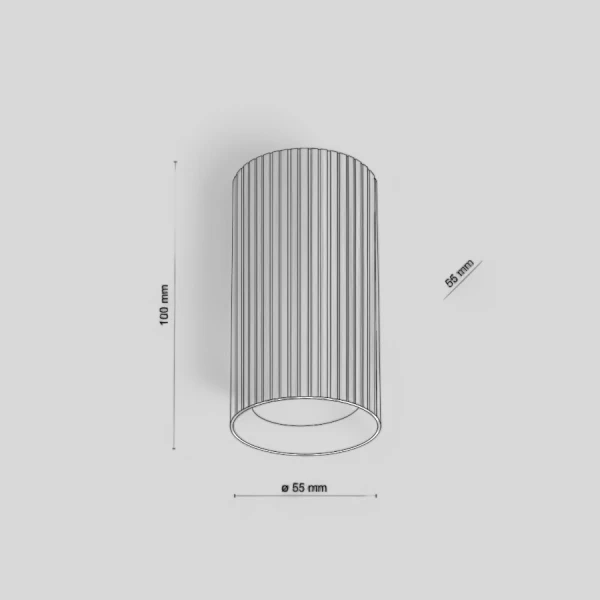 Точковий світильник TK Lighting TUNE GU10 чорний 10022 - Фото 2
