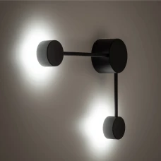 TK Lighting AVIA E27 чорний 6808. Настінний світильник