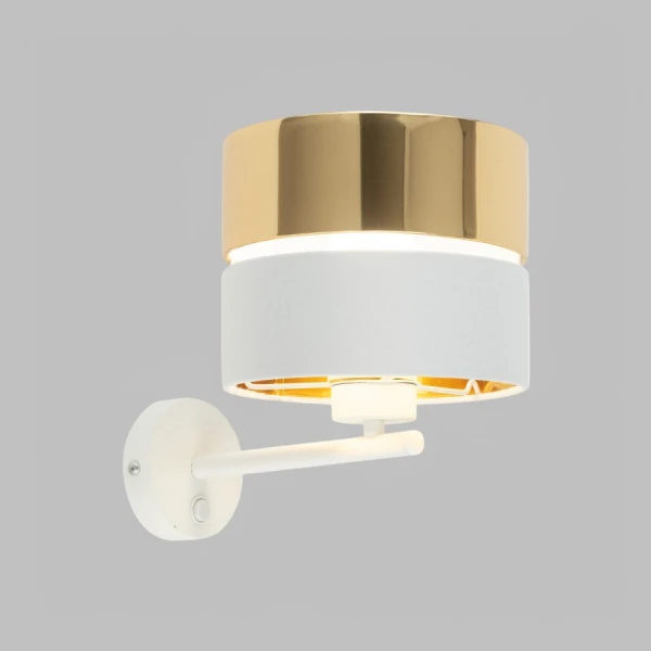 Бра TK Lighting HILTON E27 білий 4770 - Фото 5