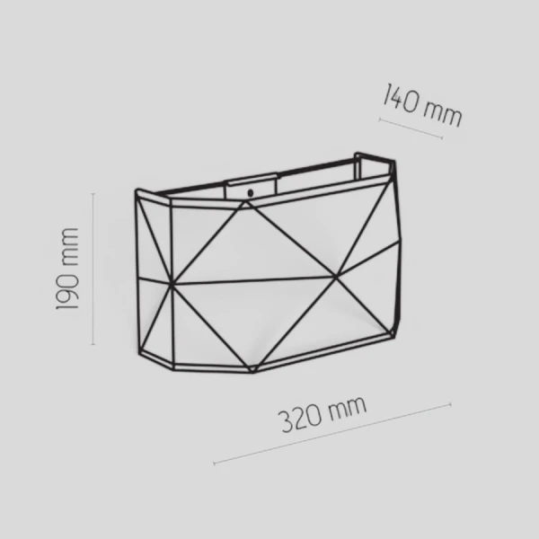 Бра TK Lighting KANTOOR E27 білий 3316 - Фото 4