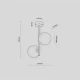 Люстра стельова TK Lighting ESTERA G9 чорний 4547