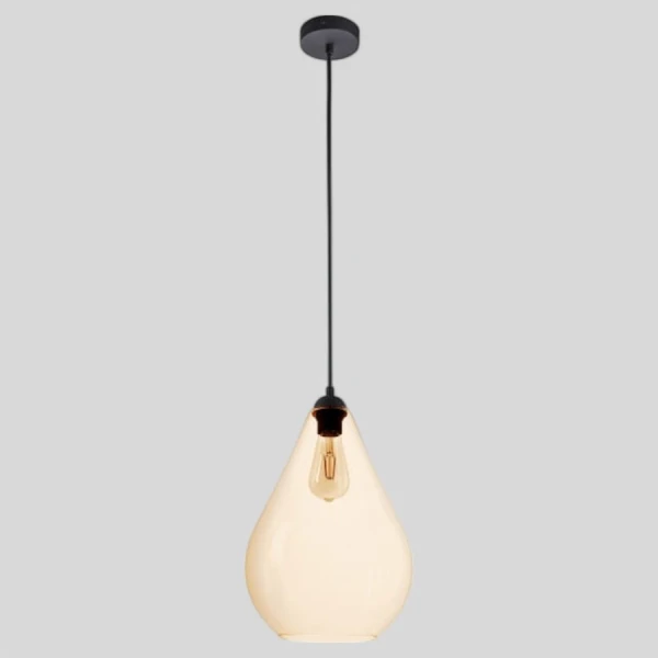 Підвісний світильник TK Lighting FUENTE E27 чорний 4322 - Фото 1