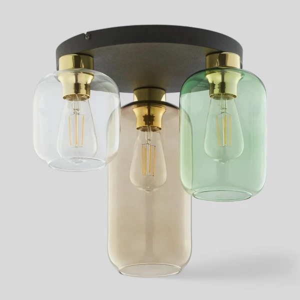 Світильник стельовий TK Lighting MARCO E27 чорний 3318 - Фото 1