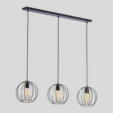 TK Lighting JAULA E27 чорний 6253. Світильник підвісний
