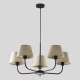 Класична люстра TK Lighting CHICAGO E27 чорний 3989