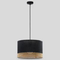 TK Lighting PAGLIA E27 чорний 6543. Світильник підвісний