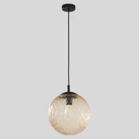 TK Lighting CADIX E27 чорний 6345. Світильник підвісний