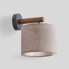 TK Lighting DEVA E27 чорний 6106. Бра