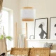 Підвісний світильник TK Lighting BOHO E27 білий 6529