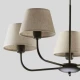 Класична люстра TK Lighting CHICAGO E27 чорний 3989
