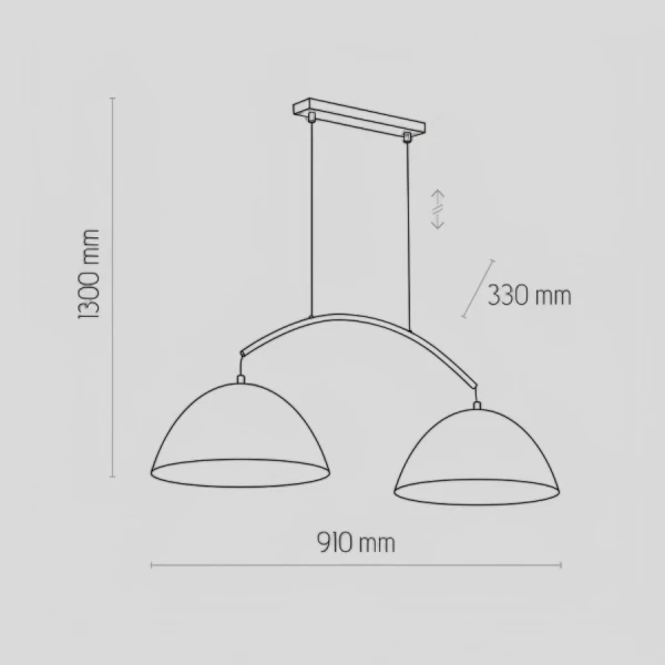 Підвісний світильник TK Lighting FARO E27 чорний 6008 - Фото 3