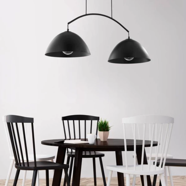 Підвісний світильник TK Lighting FARO E27 чорний 6008 - Фото 4