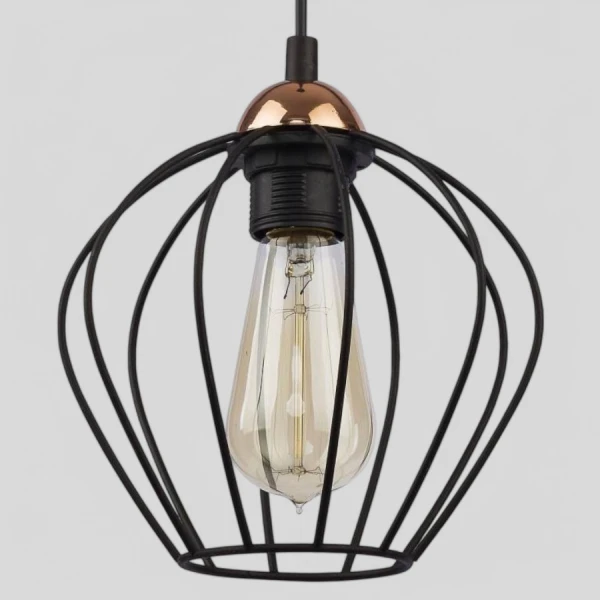 Підвісний світильник TK Lighting GALAXY E27 чорний 1640 - Фото 3