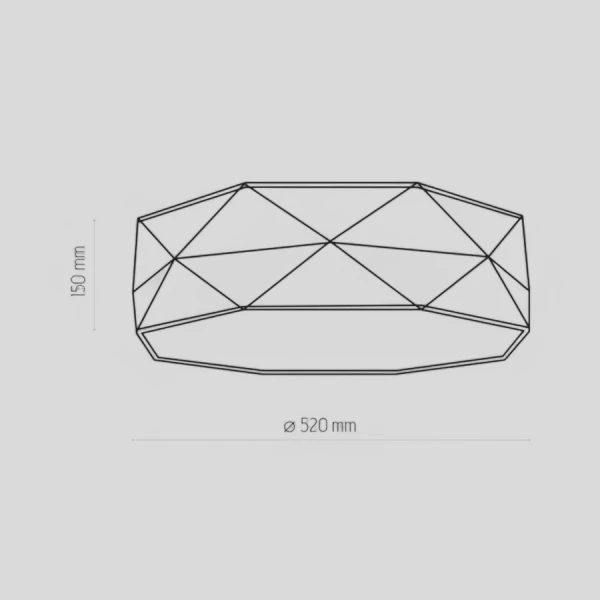 Світильник стельовий TK Lighting KANTOOR E27 білий 1566 - Фото 2