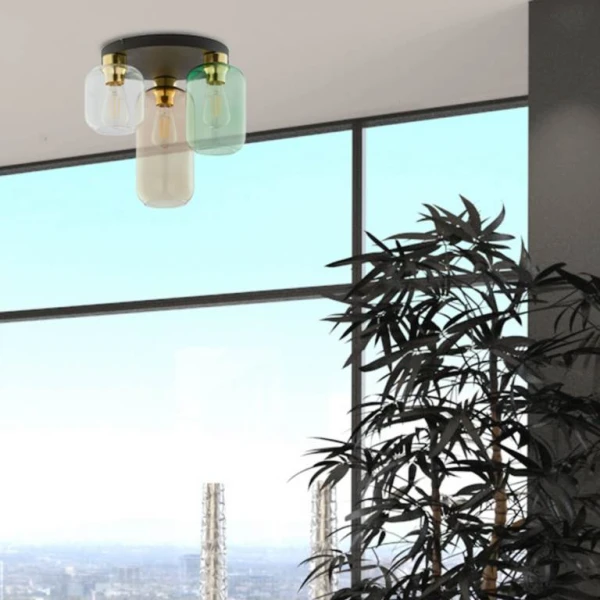 Світильник стельовий TK Lighting MARCO E27 чорний 3318 - Фото 4
