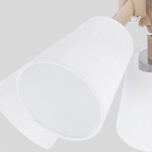 Люстра стельова TK Lighting VAIO E27 білий 666 - Фото 3