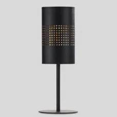 TK Lighting BOGART E27 чорний 5118. Настільна лампа декоративна