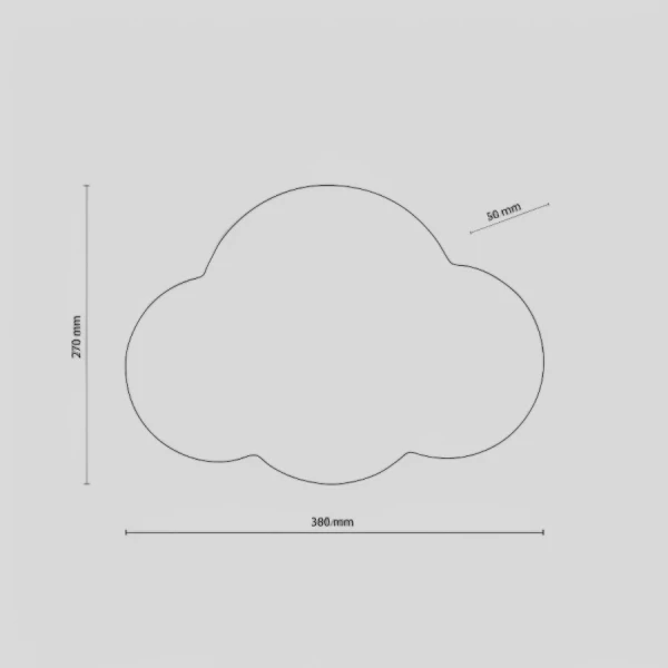 Підсвітка стіни TK Lighting CLOUD G9 блакитний 4966 - Фото 2