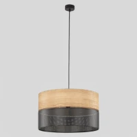 TK Lighting NICOL E27 чорний 4798. Світильник підвісний