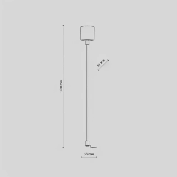 Підвіс для трекових систем TK Lighting TRACER білий 5303 - Фото 2