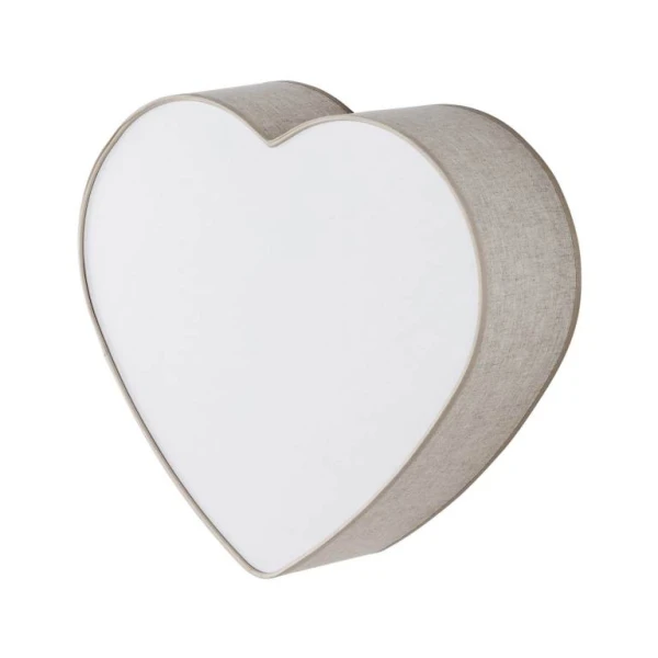Світильник стельовий TK Lighting HEART E27 білий 757 - Фото 1