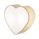 Світильник стельовий TK Lighting HEART E27 білий 757