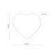 Світильник стельовий TK Lighting HEART E27 білий 757