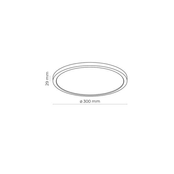 Світильник у ванну TK Lighting AQUA 24 Вт 3000K/4000K/6500K чорний 6901 - Фото 2