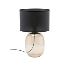 TK Lighting MELODY E27 коричневий 5988. Настільна лампа декоративна
